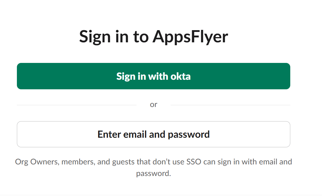 AppsFlyer Slack Enterprise Grid
