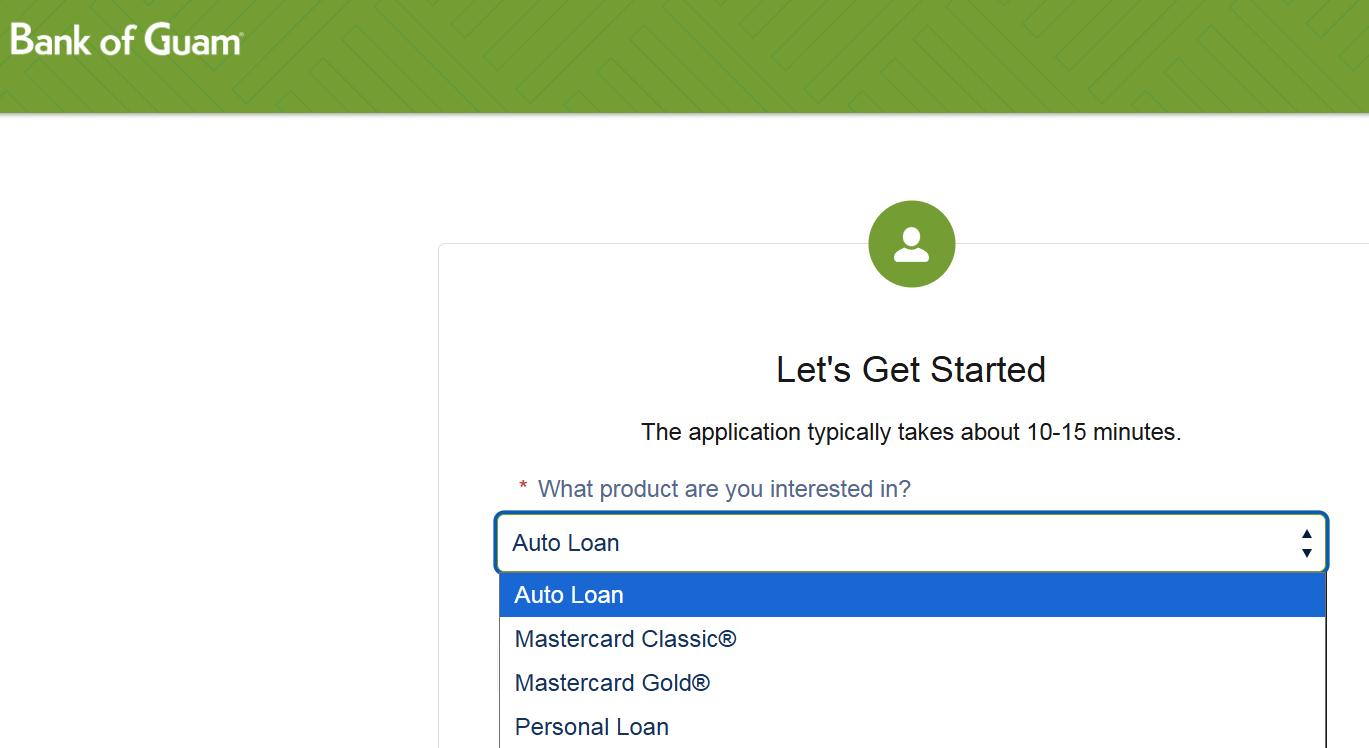 Bank of Guam nCino Experience Cloud portal
