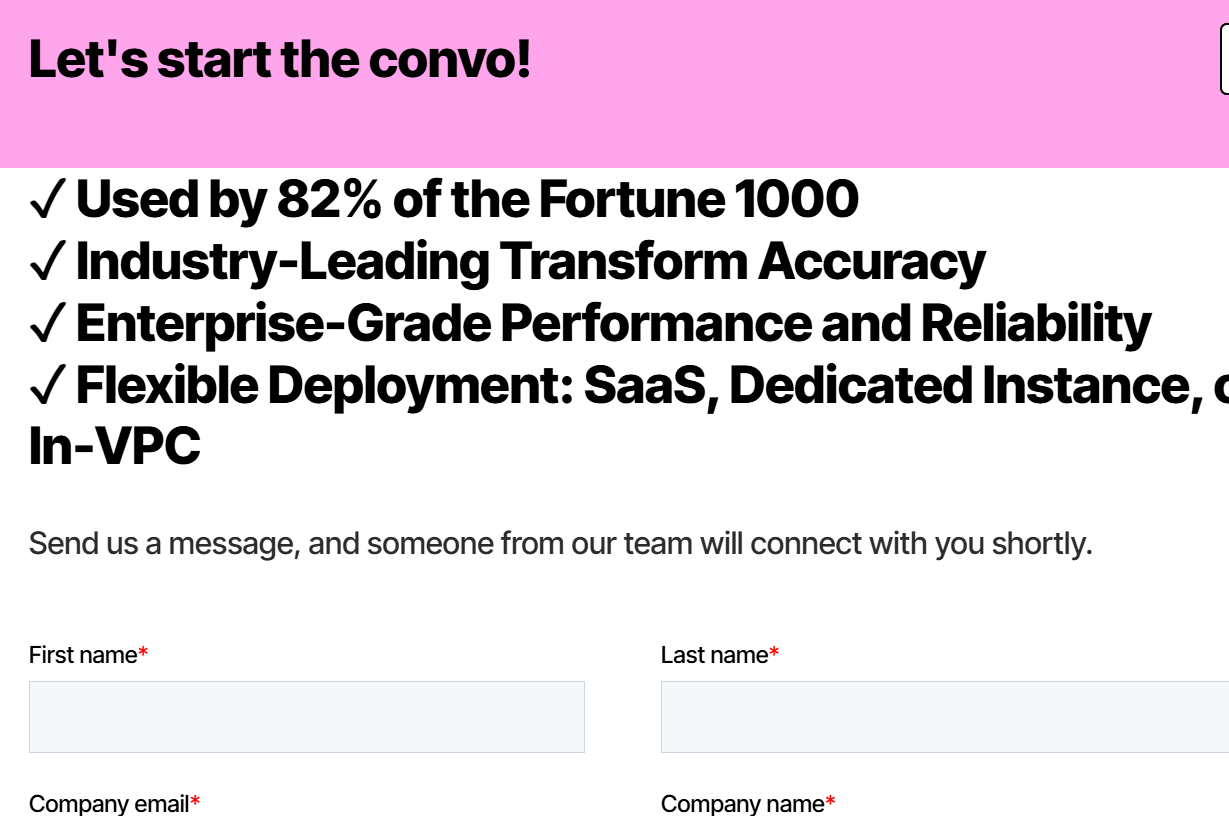 Unstructured HubSpot form