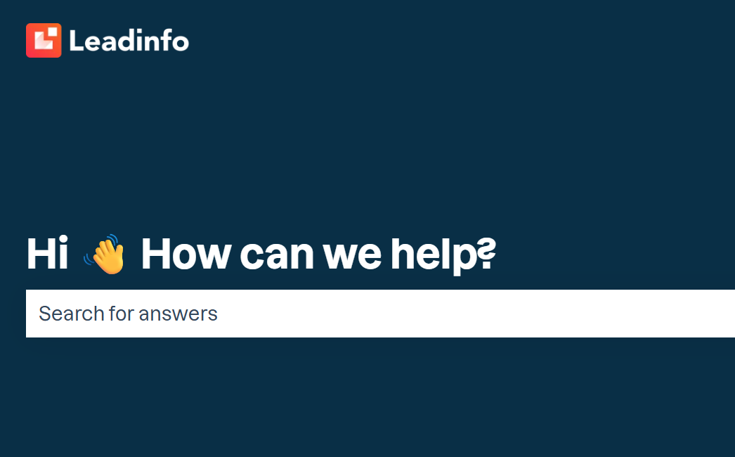 Leadinfo HubSpot Service Hub knowledge base