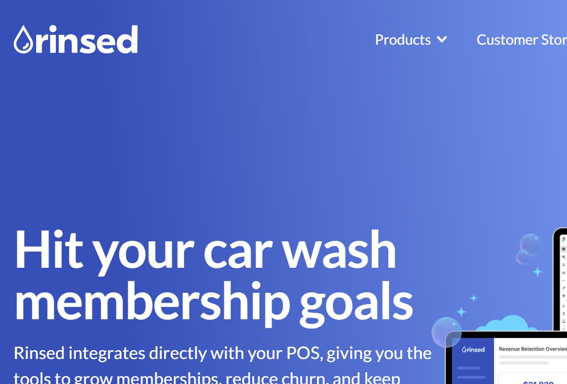 Rinsed homepage built on HubSpot CMS