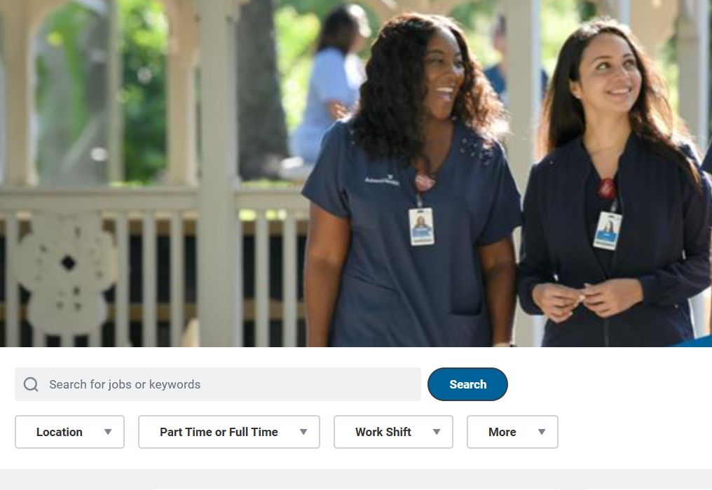 AdventHealth Workday Recruiting job portal