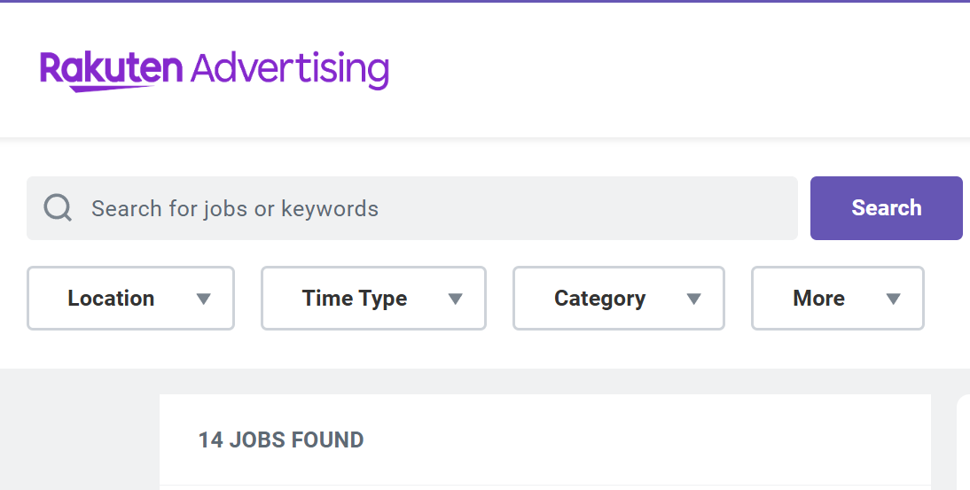 Rakuten Advertising Workday portal