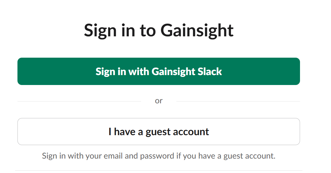 Gainsight Slack Enterprise Grid