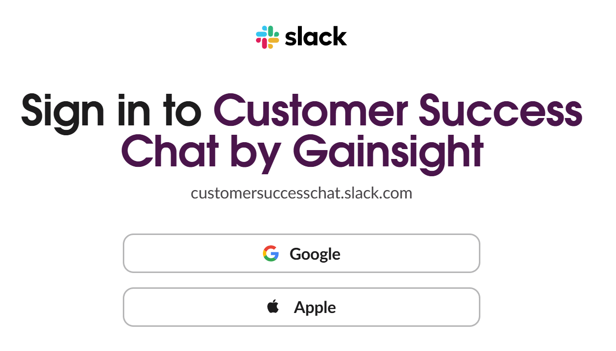 Gainsight Customer Success Chat Slack community