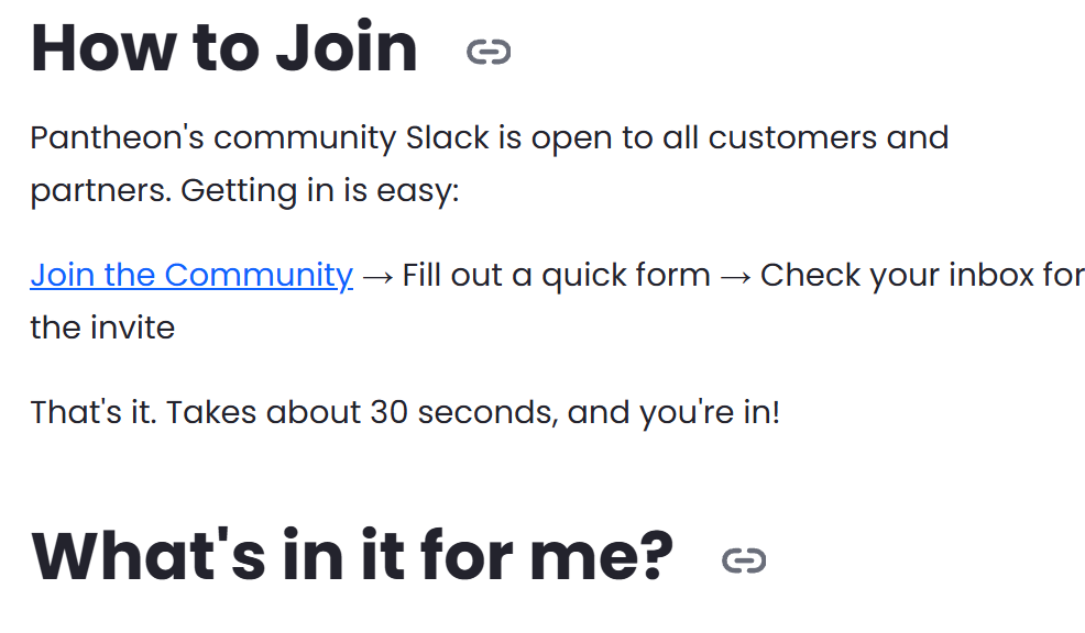 Pantheon Community Slack