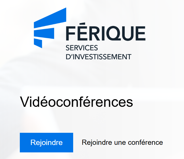 FÉRIQUE Zoom Video Conferencing