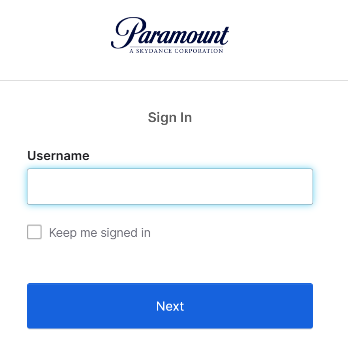 Paramount Okta instance