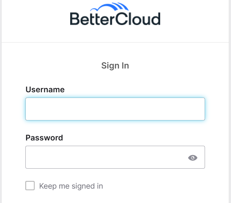 BetterCloud Okta instance