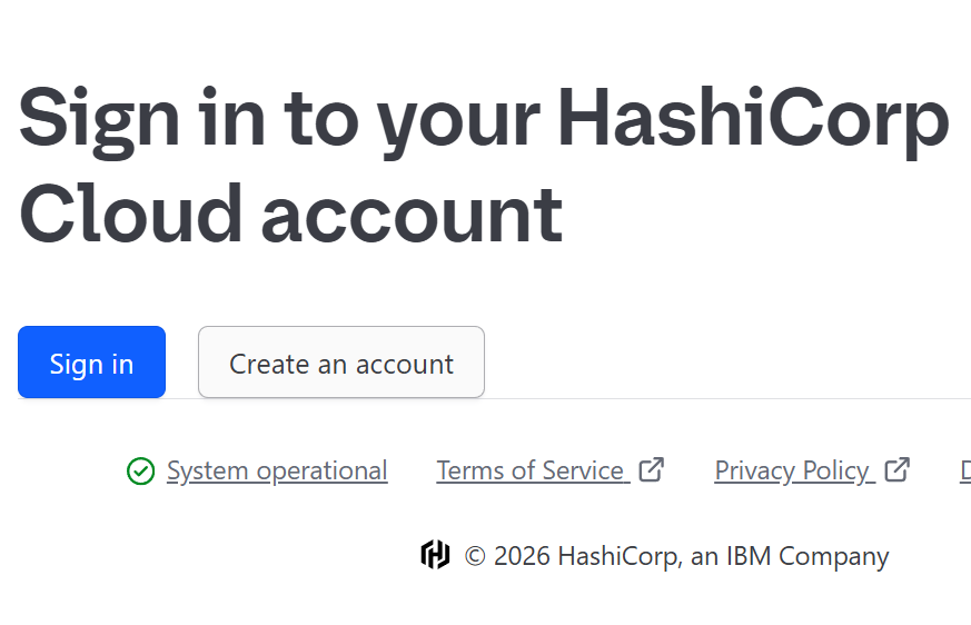 HashiCorp Auth0 login