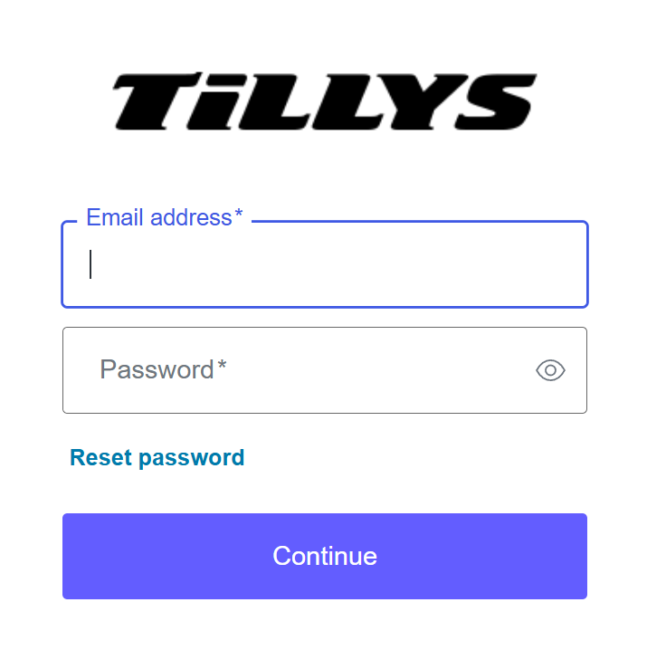 Tillys Auth0 login