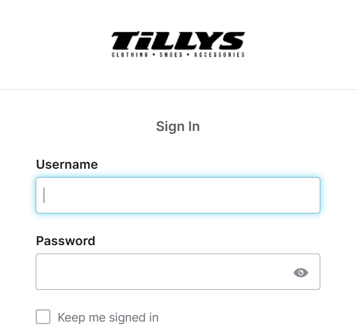 Tillys Okta instance