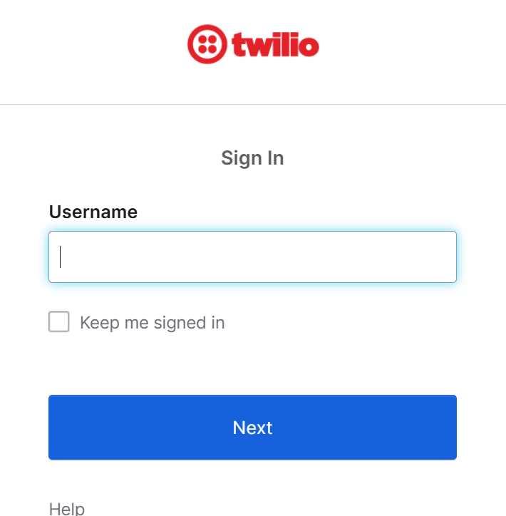 Twilio Okta instance