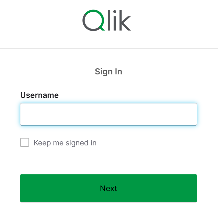 Qlik Okta instance