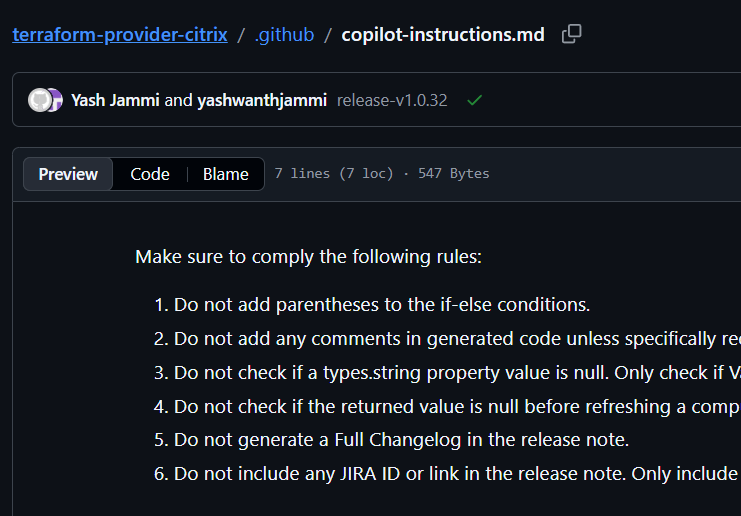 Citrix terraform-provider-citrixadc Copilot instructions on GitHub