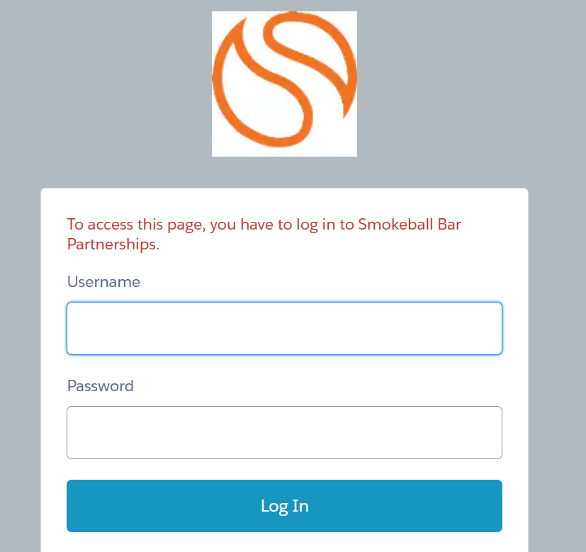 Smokeball bar association partner portal on Salesforce Experience Cloud
