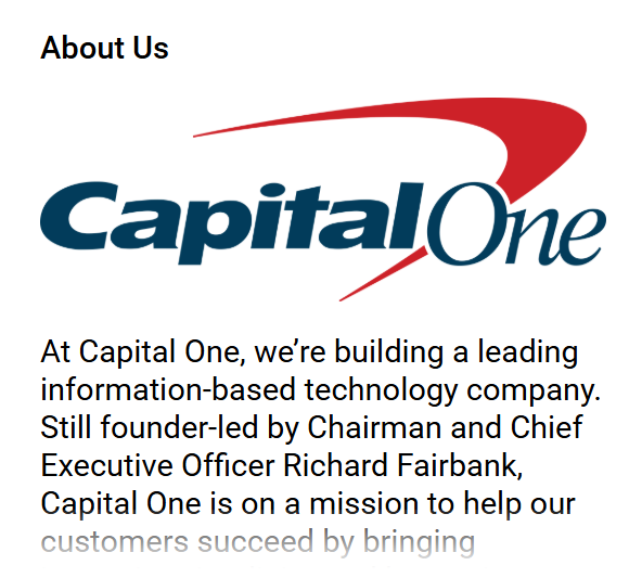 Capital One Workday Recruiting portal