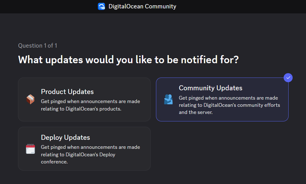 DigitalOcean Discord server