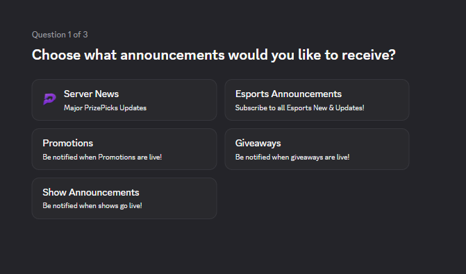 PrizePicks Discord server
