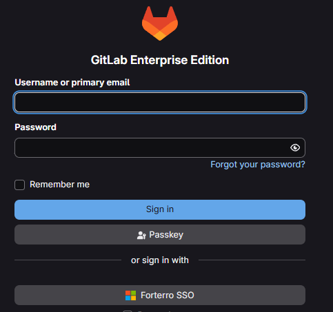 Forterro GitLab