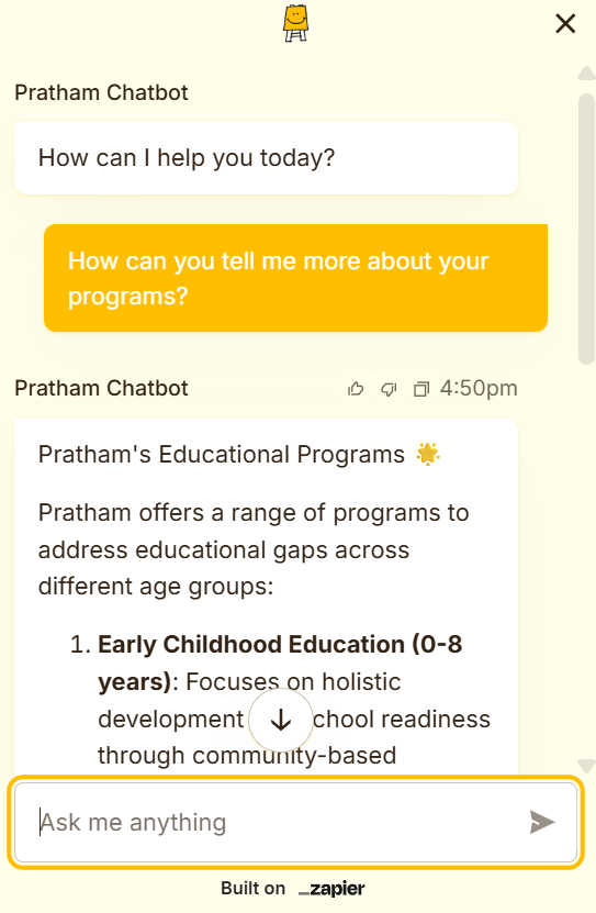Pratham Zapier