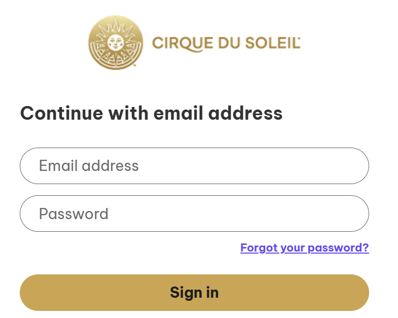 Cirque du Soleil Azure B2C