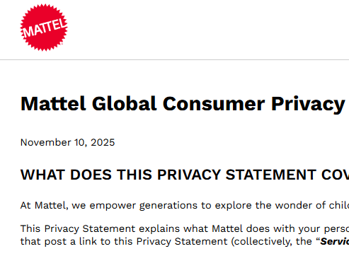 Mattel Airtable usage