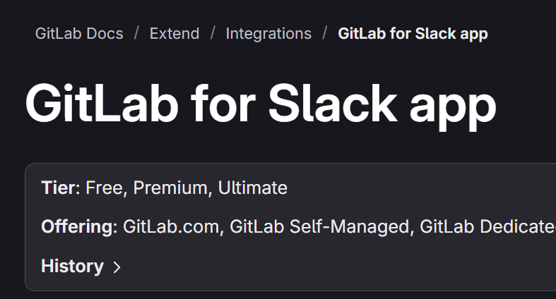 GitLab for Slack app