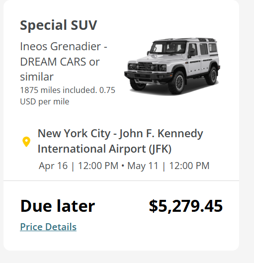 Hertz Stripe checkout