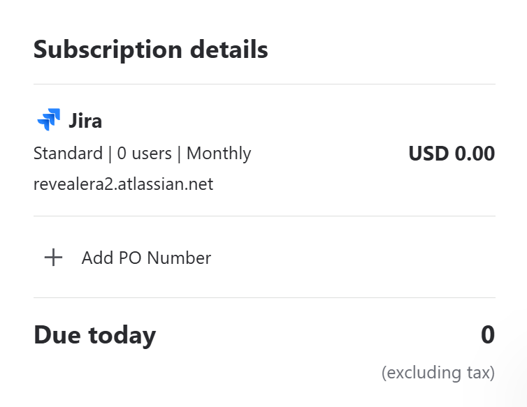 Atlassian Stripe checkout