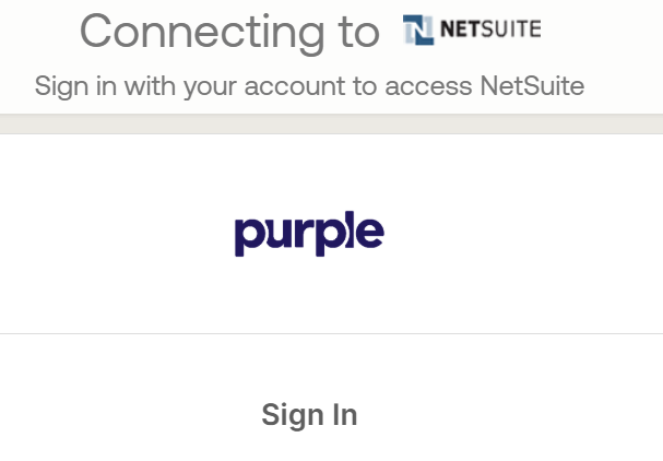 Purple NetSuite
