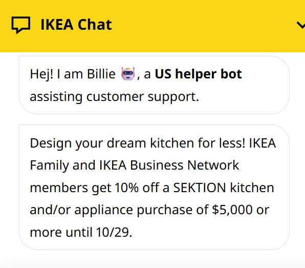 IKEA chat widget code calling Cloudflare Turnstile